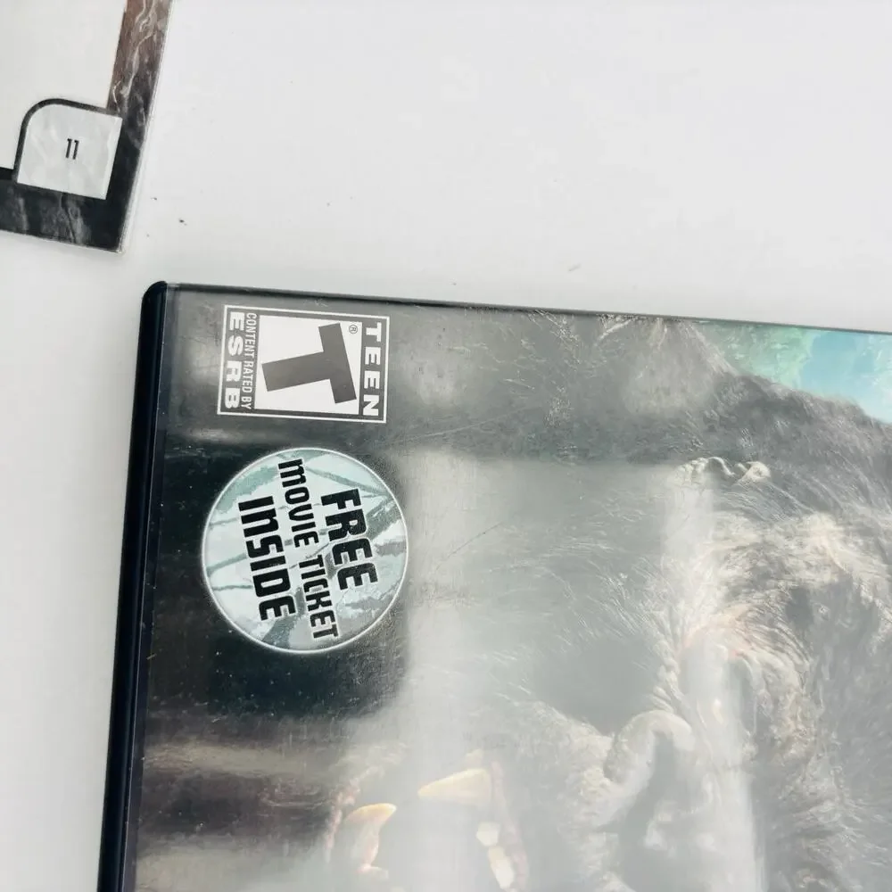 Peter Jackson's King Kong (Sony PlayStation 2 PS2) Complete W/ Manual + Ticket